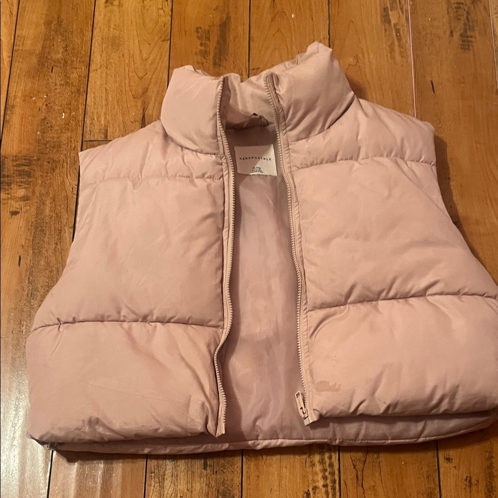 Cream Puffer Vest